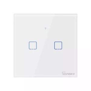 Smart switch Sonoff T1 EU TX 2-channel WiFi RF 433 wall-mounted touch panel