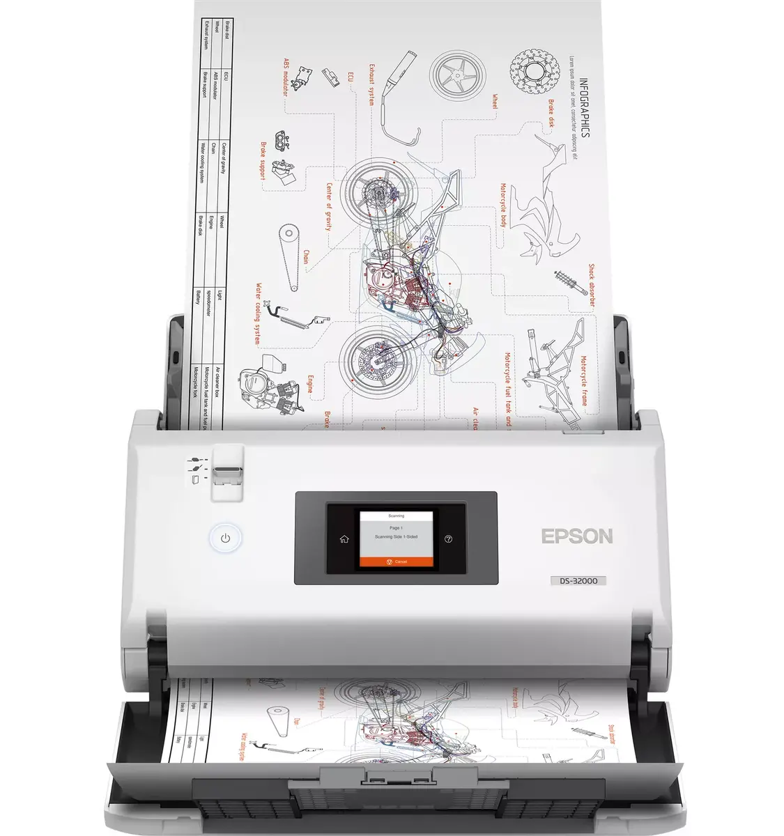 Sheet-fed scanner Epson WorkForce DS-32000 Photo 3