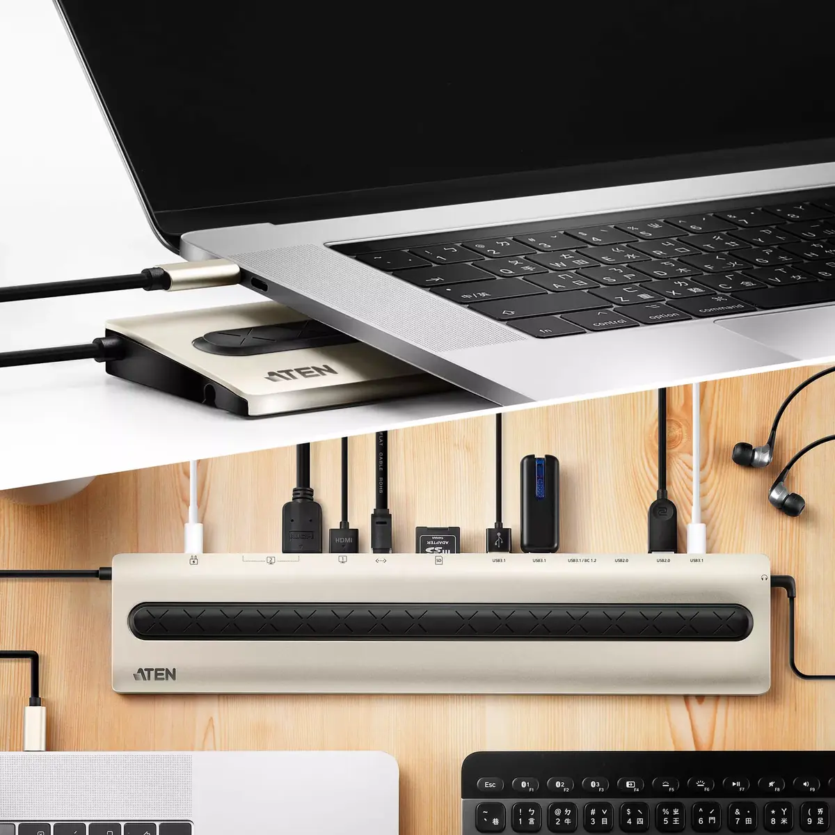 USB-C Multiport Dock ATEN UH3237-AT Photo 7
