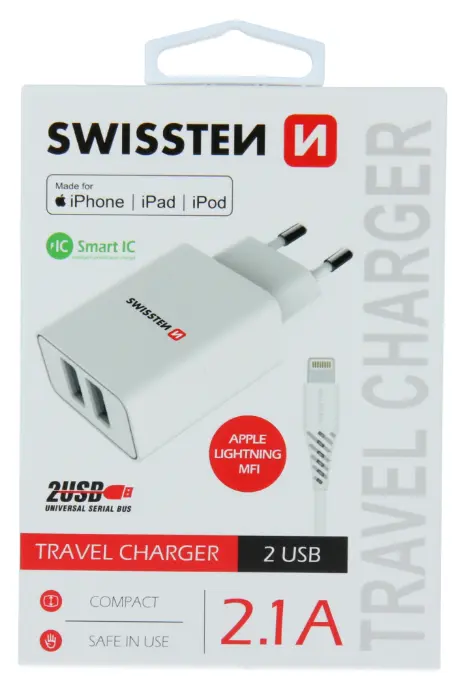 Barošanas adapteris SWISSTEN Smart IC Travel