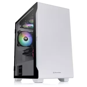 Thermaltake S100 Tempered Glass Snow Edition Micro Tower Белый