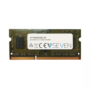 V7 V7106004GBS-SR atmiņas modulis 4 GB 1 x 4 GB DDR3 1333 MHz