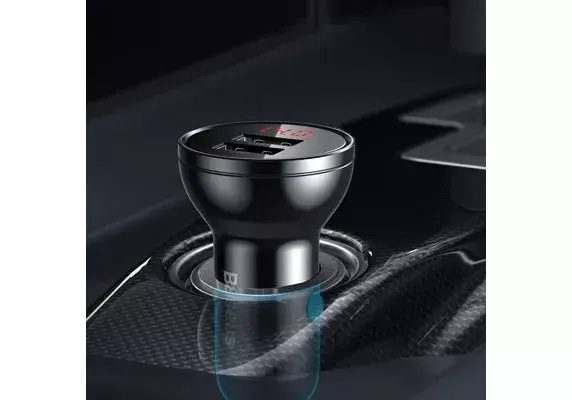 Автозарядное Baseus CCBX-0G (24 Вт, 2x USB-A) Photo 2