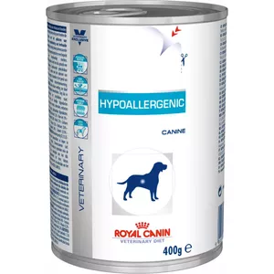Wet Veterinary Diet Dog Food Royal Canin Hypoallergenic Can Adult 400 g — Poultry, Protein 7%