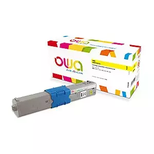 Toner OWA Armor K18020OW compatible with OKI 44973533 1500 pages yellow