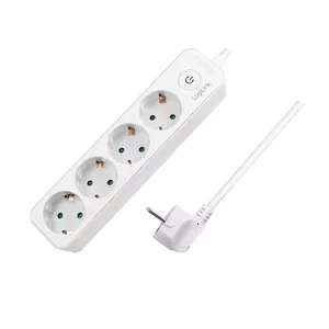 Удлинитель LogiLink LPS245 1.5м 4 AC розетки Внутренний Белый
