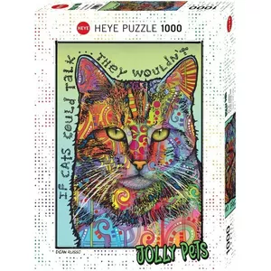 Puzle Heye 1000 gab. If Cats Could Talk — 1000 daļas, kartona puzle