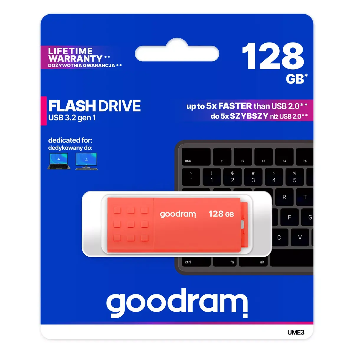 GOODRAM UME3 128 ГБ USB Type-A 3.2 Gen 1 Photo 5