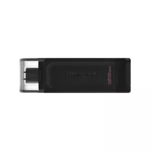 Kingston Technology DataTraveler 70 USB zibatmiņa 128 GB USB Veids-C 3.2 Gen 1 (3.1 Gen 1) Melns