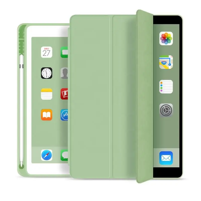 Planšetdatora vāciņš eSTUFF Folio zaļš mākslīgā