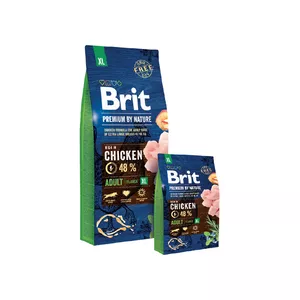 Brit Premium by Nature Adult XL 15kg Cālis, Lasis Pieaudzis suns