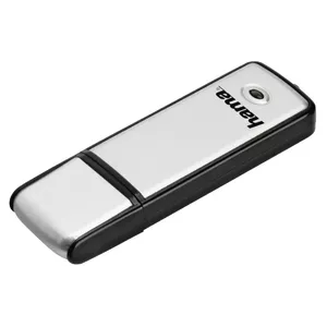 Hama Fancy USB zibatmiņa 64 GB 2.0 Melns, Sudrabs