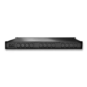 Jaudas sadales iekārta Güde 8045-1 12 AC izejas 1U Melna