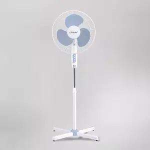 Household bladeless floor fan Maestro MR900 — 60 W, 220–240 V, 3 speeds, white/blue