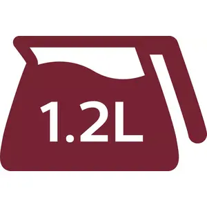 1.2 litre capacity for 2–15 cups