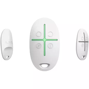 Wireless Alarm Ajax SpaceControl Panic Button White 37x10x65mm