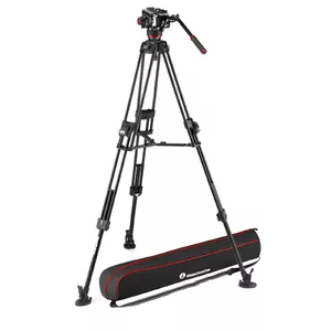 Комплект штатива Manfrotto MVK504XTWINFA алюминиевый fast twin с плавной головой и двойными ногами