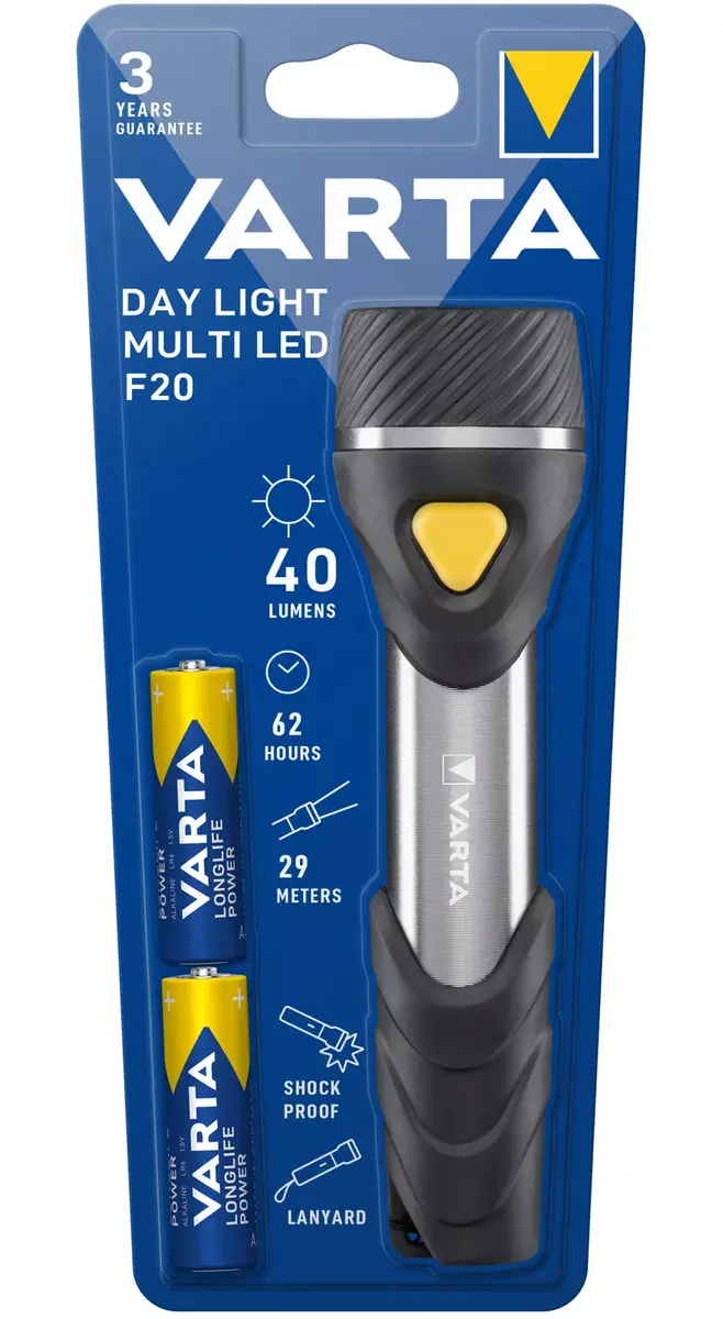 Hand flashlight Varta Day Light Multi LED F20 Photo 2