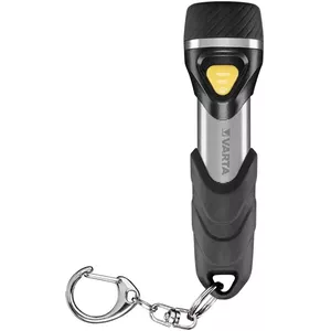 Varta Day Light Key Chain Light Aluminium, Black Keychain flashlight LED