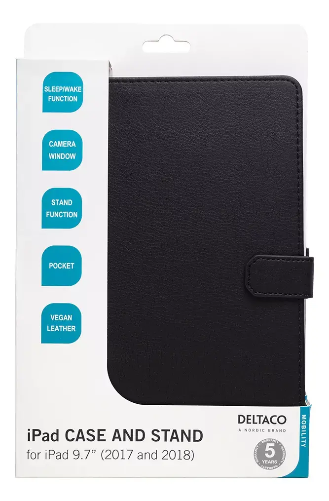 Maciņš DELTACO IPD-2017-2 Folio priekš iPad 9.7" Photo 6