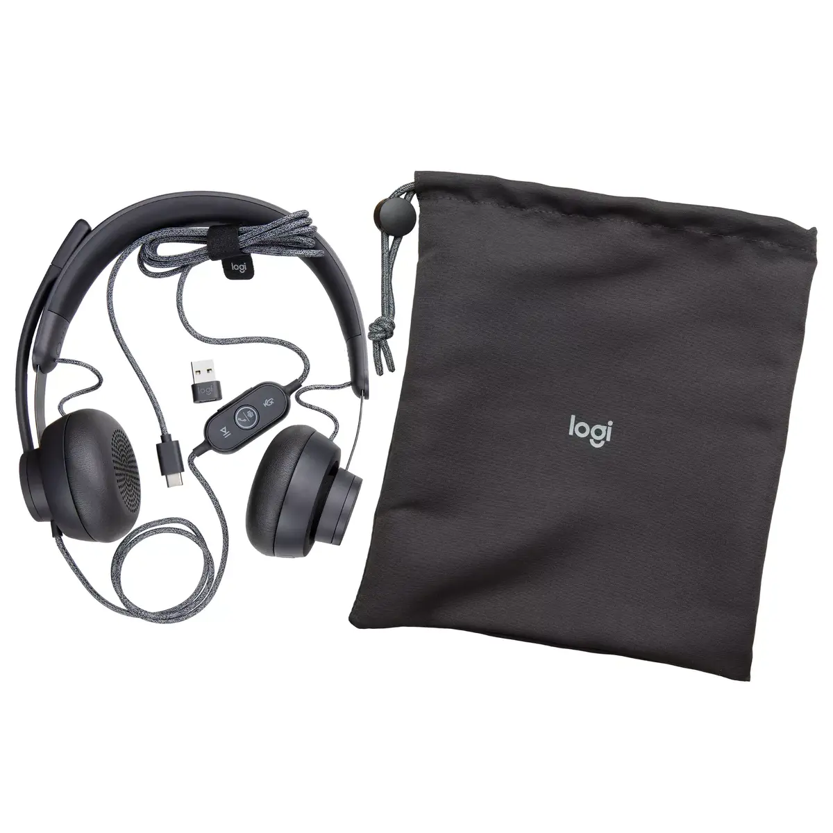 Austiņas Logitech Zone Wired UC Photo 6