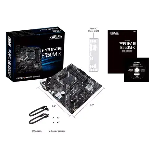 Pamatplate ASUS PRIME B550M-K, 90MB14V0-M0EAY0 Photo 6