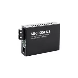 Microsense MICROSENS Fast Ethernet Bridging Converter MS400210 - Multivides pārveidotājs - 100Mb LAN - 10Base-T, 100Base-FX, 100Base-TX - RJ-45 / SC multi-mode - līdz 2 km - 1310 nm (MS400210)