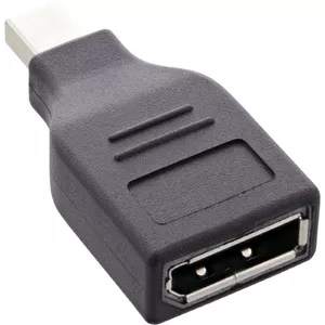 InLine DisplayPort adapteris mini DisplayPort vīriešu DisplayPort sieviešu 4K60Hz