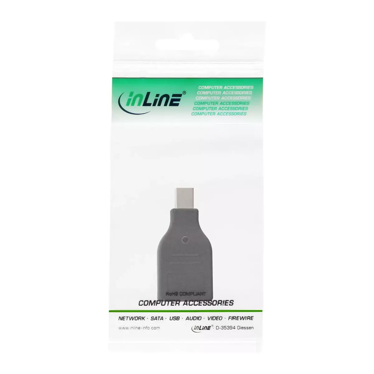 DisplayPort adapteris InLine 4K60Hz Photo 3