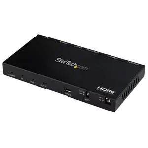 HDMI Splitter 2-Port (1x2) StarTech ST122HD20S — 4K@60Hz HDMI 2.0b, Scaler, Audio Extractor (3.5mm/SPDIF), EDID Copy
