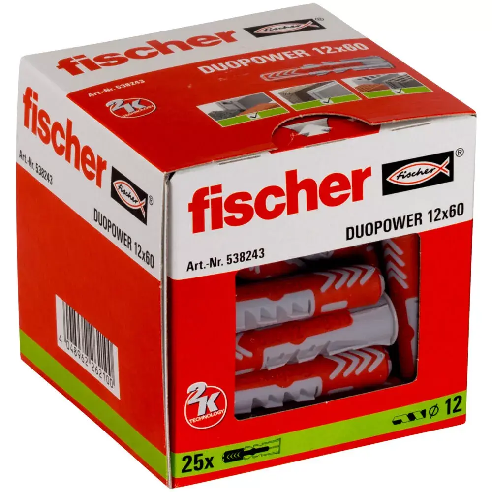 Sienas skrūve Fischer DuoPower 538243 Photo 2