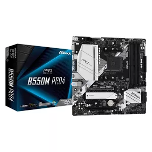 Motherboard Asrock B550M Pro4 AMD B550 Socket AM4 micro ATX