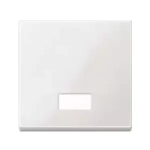 Light switch Merten 432819 — white thermoplastic, button control, single-pack