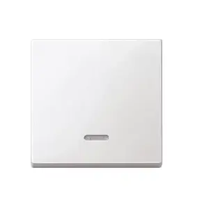 Light switch Merten 431019, white, button control, single-gang