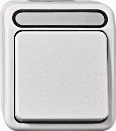 Merten MEG3154-8029 1P Electrical Switch, Grey