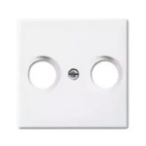 Wall plate / switch cover Busch-Jaeger 1724-0-4334 White for Busch-balance SI