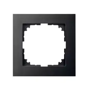 Накладная панель / рамка для выключателя Merten MEG4010-3614, антрацит, термопластик, 1 шт.