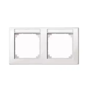 Wall plate / switch cover Merten 471219, white, thermoplastic, 1 pc