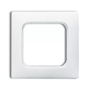 Wall plate / switch cover Busch-Jaeger 1725-0-1494 — White, screwless, 81×81 mm, 11 mm thick