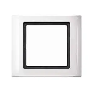 Wall plate / switch cover Merten 400119, white, single-gang, plastic