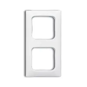 Wall plate/switch cover Busch-Jaeger 1725-0-1495 White, screwless, 81×152 mm, 11 mm thick