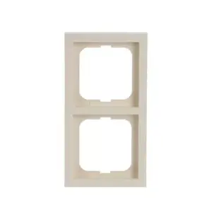Busch-Jaeger 1722-182K Double Frame for Switches and Sockets, Ivory