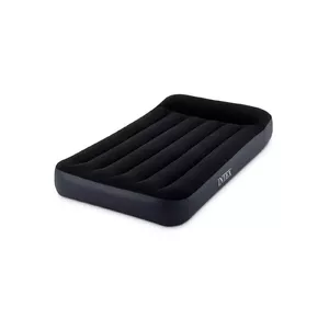 Односпальный надувной матрас Intex DuraBeam Pillow Rest Classic Twin — 990×1910×250 мм, чёрный