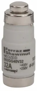 Плавкая вставка Mersen NEOZED D02 32A gG 400В AC/250В DC