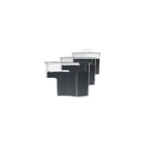 Steam cleaner accessory LauraStar 606.7830.750 — black/transparent, compatible with Laurastar Smart U/M/I, pack of 3