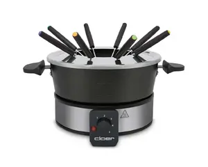 Cloer 6679 Elektriskais fondī komplekts 8 personām ar 1.5 L tilpumu 1000 W melns