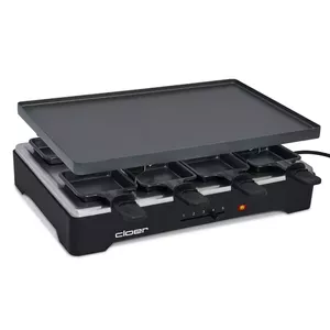 Раклетница Cloer 6446 на 8 персон 1200 Вт черная