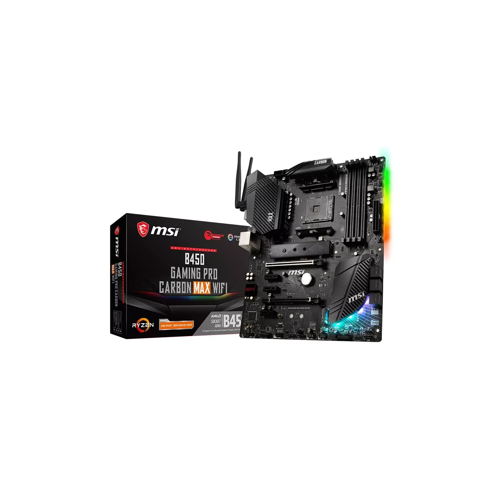 MSI B450 GAMING PRO CARBON MAX WIFI motherboard B450 GAMING PRO