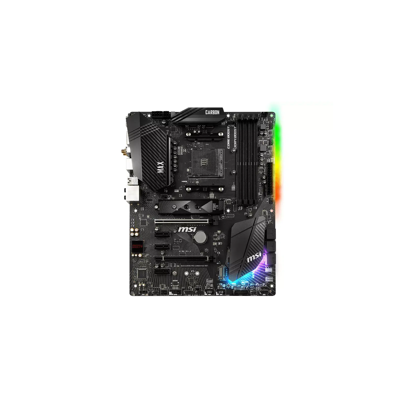 MSI B450 GAMING PRO CARBON MAX WIFI motherboard B450 GAMING PRO