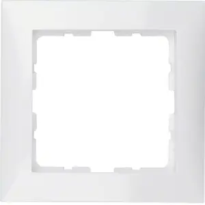 Wall plate / switch cover Berker 10118989, white, duroplast, pack of 10